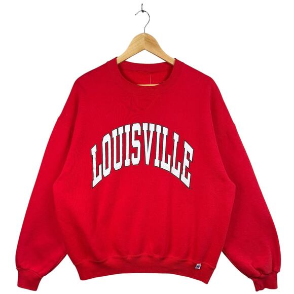 Vintage Louisville Cardinals University Sweatshirt Crewneck XL - Picture 1 of 6